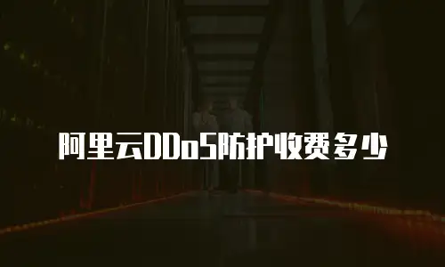 阿里云DDoS防护收费多少