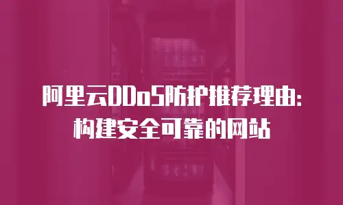 阿里云DDoS防护推荐理由：构建安全可靠的网站
