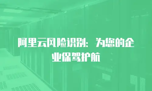 阿里云风险识别：为您的企业保驾护航