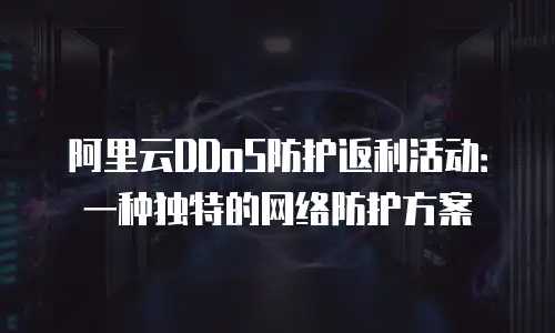 阿里云DDoS防护返利活动：一种独特的网络防护方案