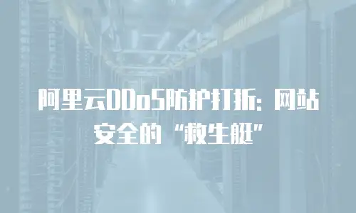 阿里云DDoS防护打折: 网站安全的&ldquo;救生艇&rdquo;