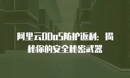 阿里云DDoS防护返利：揭秘你的安全秘密武器