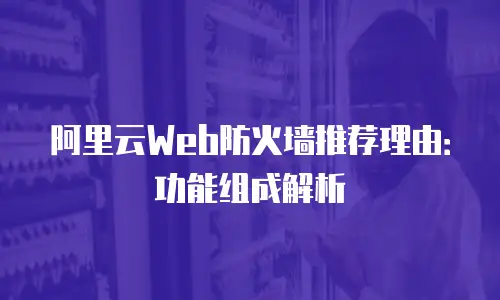 阿里云Web防火墙推荐理由：功能组成解析