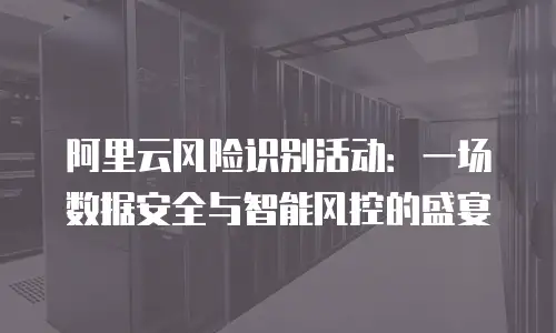 阿里云风险识别活动：一场数据安全与智能风控的盛宴