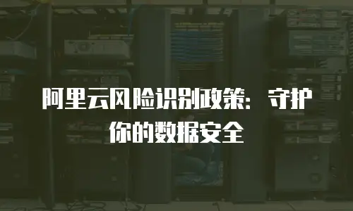 阿里云风险识别政策：守护你的数据安全