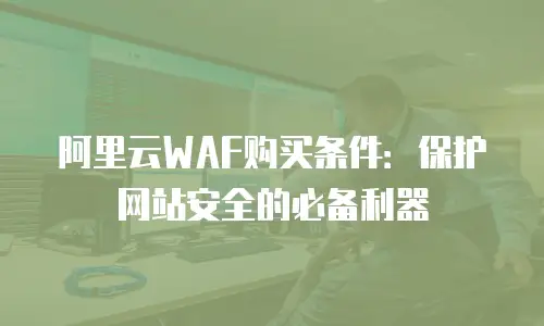 阿里云WAF购买条件：保护网站安全的必备利器