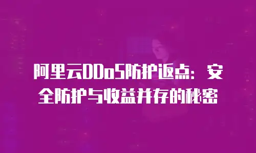 阿里云DDoS防护返点：安全防护与收益并存的秘密