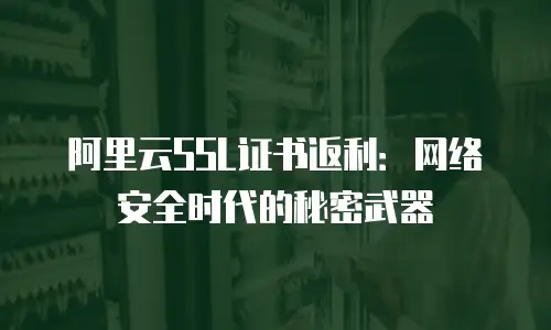 阿里云SSL证书返利：网络安全时代的秘密武器