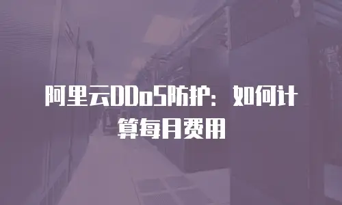 阿里云DDoS防护：如何计算每月费用