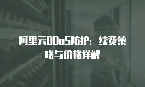 阿里云DDoS防护：续费策略与价格详解