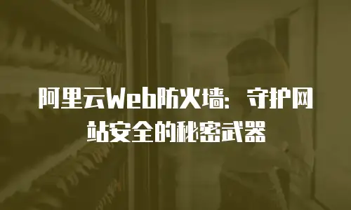 阿里云Web防火墙：守护网站安全的秘密武器