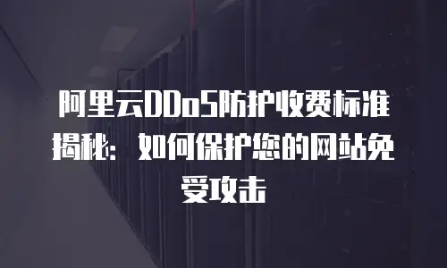 阿里云DDoS防护收费标准揭秘：如何保护您的网站免受攻击