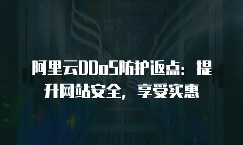阿里云DDoS防护返点：提升网站安全，享受实惠