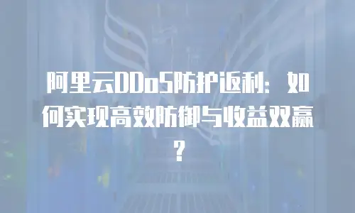阿里云DDoS防护返利：如何实现高效防御与收益双赢？