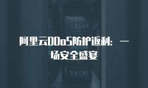 阿里云DDoS防护返利：一场安全盛宴