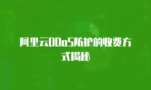 阿里云DDoS防护的收费方式揭秘