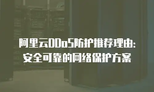 阿里云DDoS防护推荐理由：安全可靠的网络保护方案