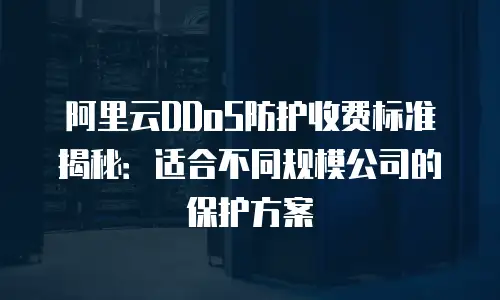 阿里云DDoS防护收费标准揭秘：适合不同规模公司的保护方案