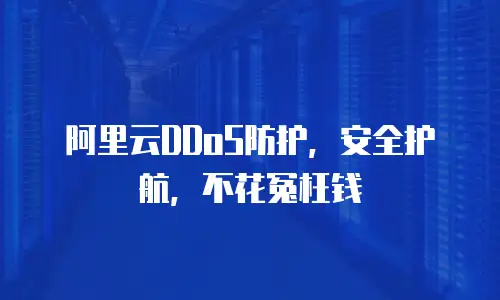 阿里云DDoS防护，安全护航，不花冤枉钱