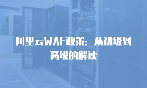 阿里云WAF政策：从初级到高级的解读