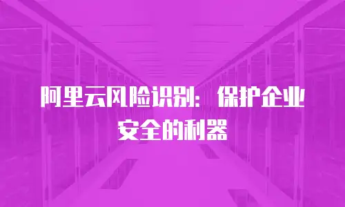 阿里云风险识别：保护企业安全的利器