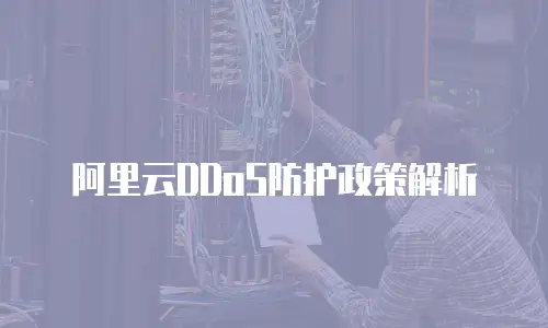 阿里云DDoS防护政策解析