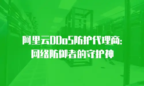 阿里云DDoS防护代理商：网络防御者的守护神
