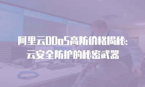 阿里云DDoS高防价格揭秘：云安全防护的秘密武器
