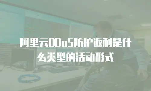 阿里云DDoS防护返利是什么类型的活动形式