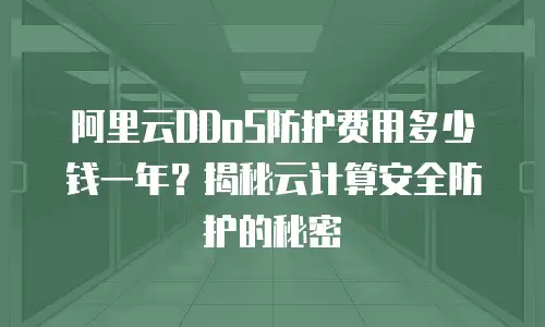 阿里云DDoS防护费用多少钱一年？揭秘云计算安全防护的秘密