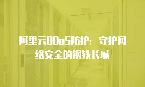 阿里云DDoS防护：守护网络安全的钢铁长城