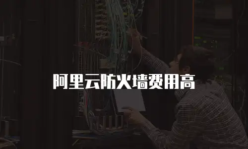 阿里云防火墙费用高