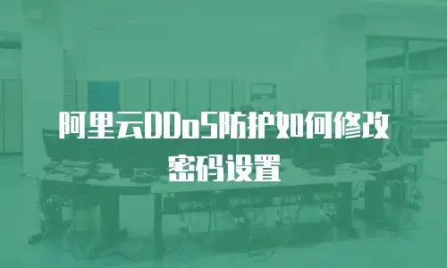 阿里云DDoS防护如何修改密码设置