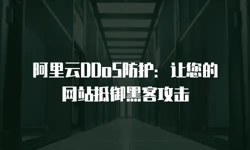 阿里云DDoS防护：让您的网站抵御黑客攻击