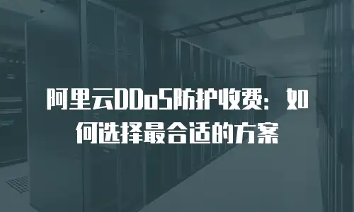 阿里云DDoS防护收费：如何选择最合适的方案