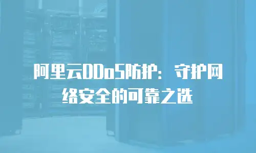 阿里云DDoS防护：守护网络安全的可靠之选