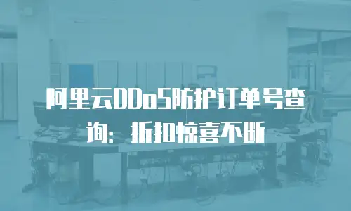 阿里云DDoS防护订单号查询：折扣惊喜不断