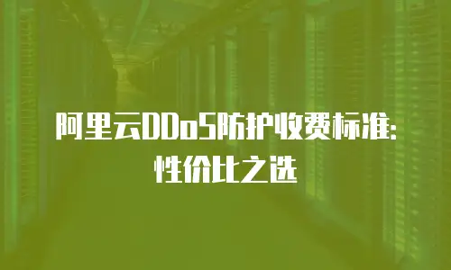 阿里云DDoS防护收费标准：性价比之选