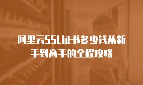阿里云SSL证书多少钱从新手到高手的全程攻略
