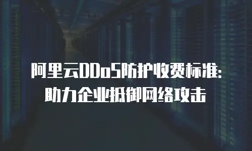 阿里云DDoS防护收费标准：助力企业抵御网络攻击