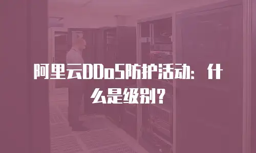 阿里云DDoS防护活动：什么是级别？