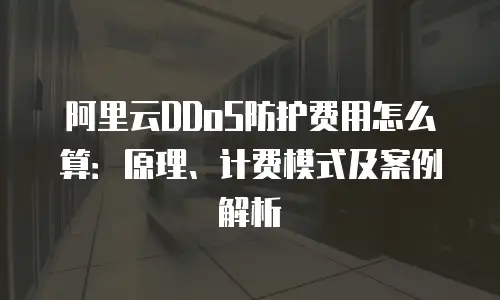 阿里云DDoS防护费用怎么算：原理、计费模式及案例解析
