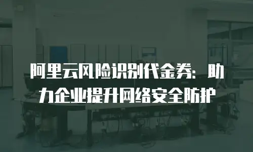 阿里云风险识别代金券：助力企业提升网络安全防护