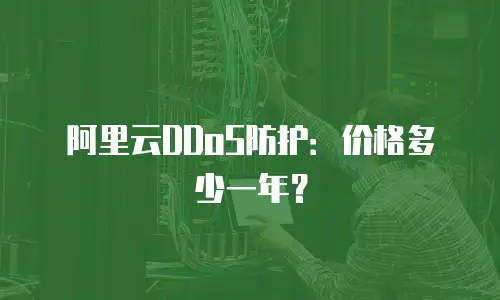阿里云DDoS防护：价格多少一年？