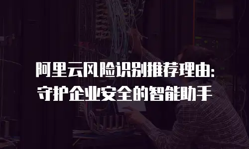 阿里云风险识别推荐理由：守护企业安全的智能助手