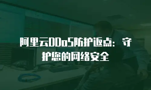 阿里云DDoS防护返点：守护您的网络安全