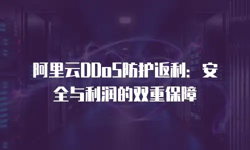 阿里云DDoS防护返利：安全与利润的双重保障