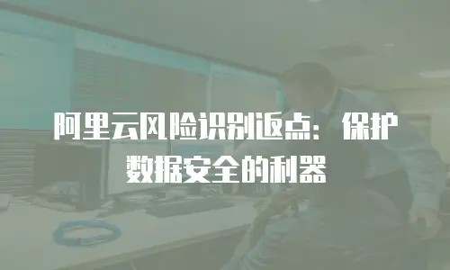 阿里云风险识别返点：保护数据安全的利器