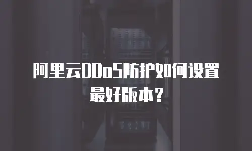 阿里云DDoS防护如何设置最好版本？