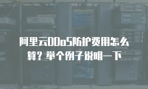阿里云DDoS防护费用怎么算？举个例子说明一下